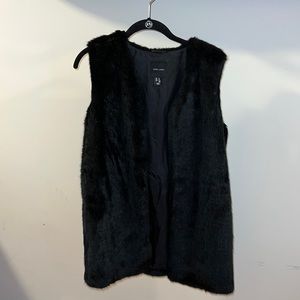 Faux fur vest